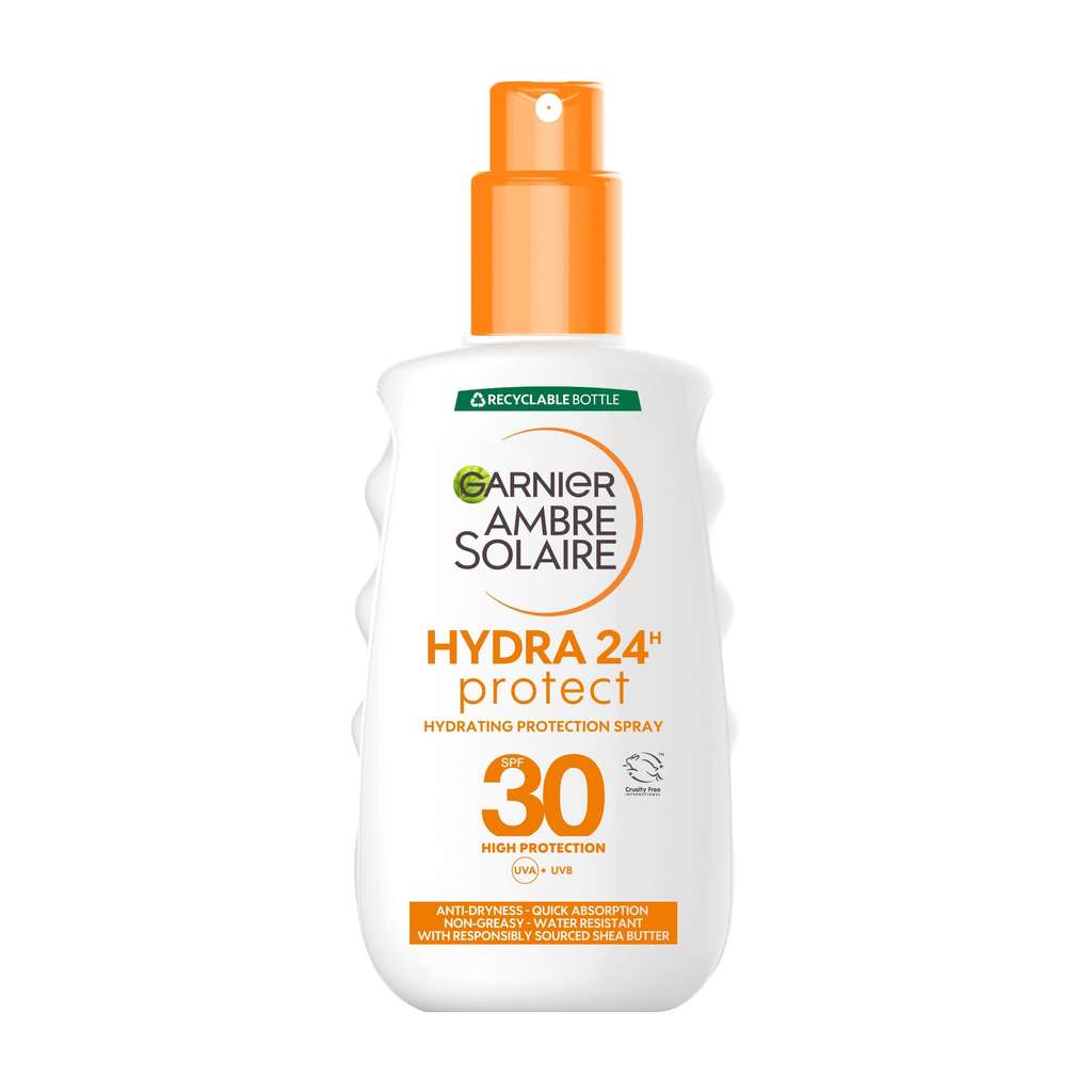 Garnier Ambre Solaire Ultra-Hydrating Sun Cream Spray SPF30, 200ml (+ more see OP) - £2.70 / £2.40 S&S + voucher